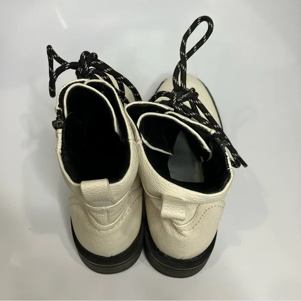 Bare traps Amysue white combat boots zip up women’s‎ size 7.5 punk casual - Image 6