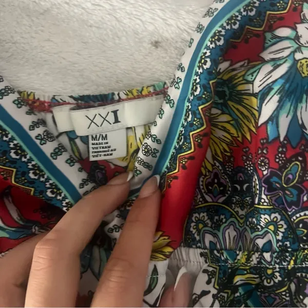 Forever 21 Multicolor Floral Top - Image 4