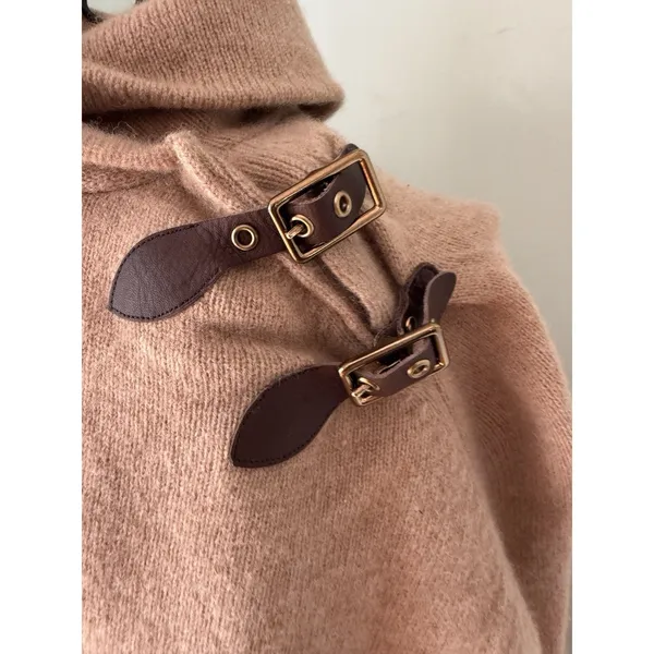 Lauren Ralph‎ Lauren Buckle-Trim Mélange LambsWool XL Turtleneck Sweater. - Image 2