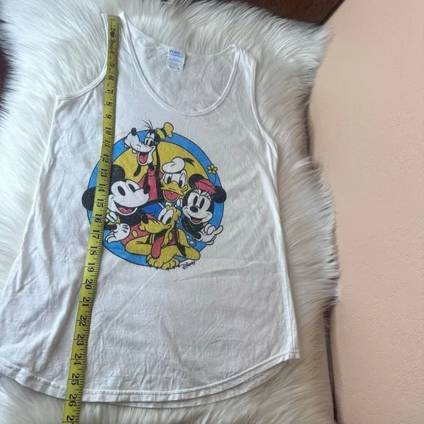 Disney Mickey and Friends Retro Group Shot Tank Top Size Small - Image 7