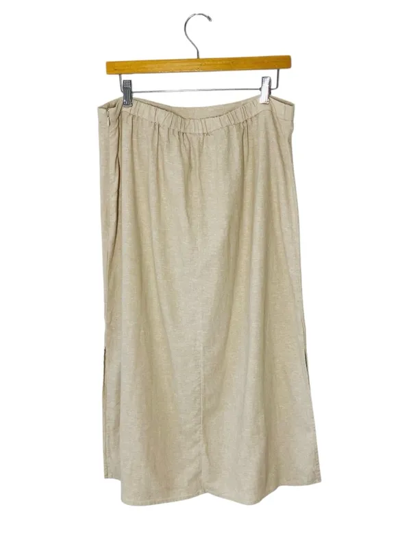 OLD NAVY Linen Blend Midi Skirt - Image 3