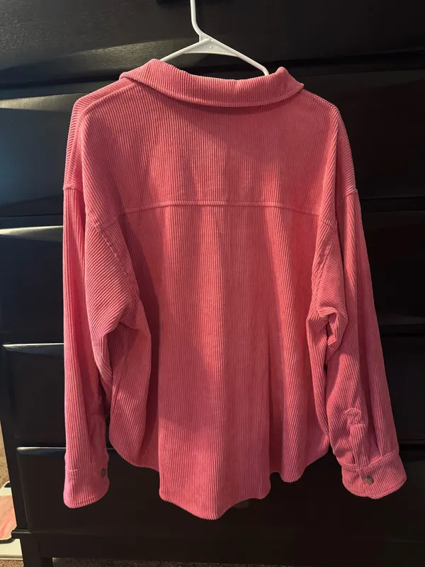 Lane 201 Pink Corduroy Button Up - Image 4