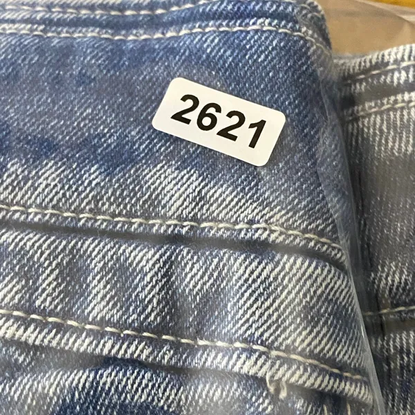 Abercrombie & Fitch Ultra High Rise Straight‎ Jeans Belted Size 27/4R - Image 11