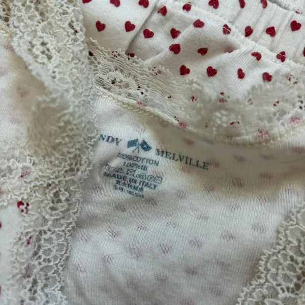 Brandy Melville Red Heart Set - Image 2