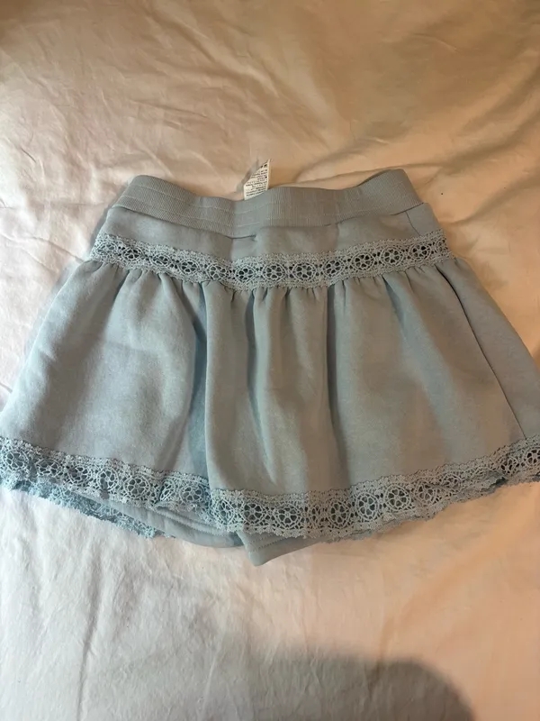 light blue sweat skirt Size XS - Image 3
