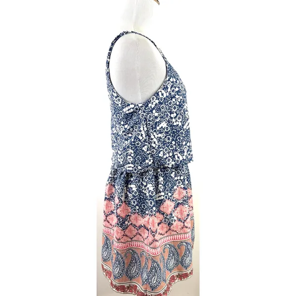 Abercrombie & Fitch Paisley Print Spaghetti Strap Dress Size Small - Image 4