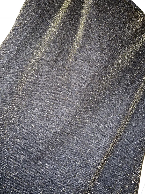 Forever 21 Black And Gold Sparkle Dress - Image 3