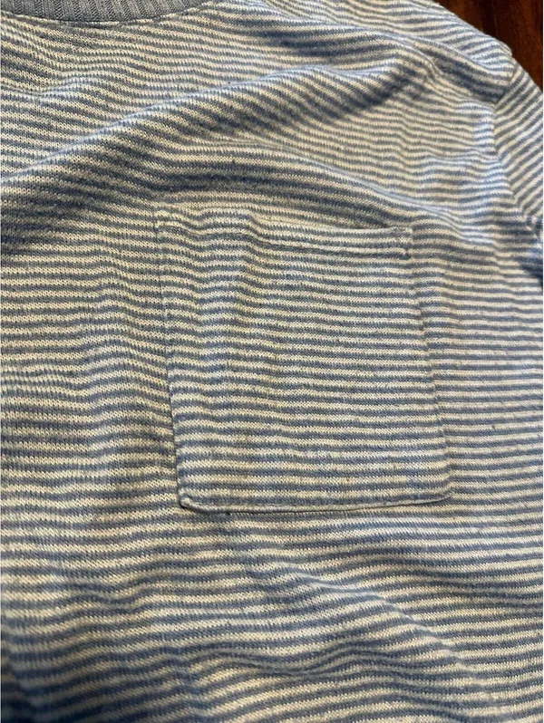 Stars Above 2pc pj set blue striped sz L - Image 4