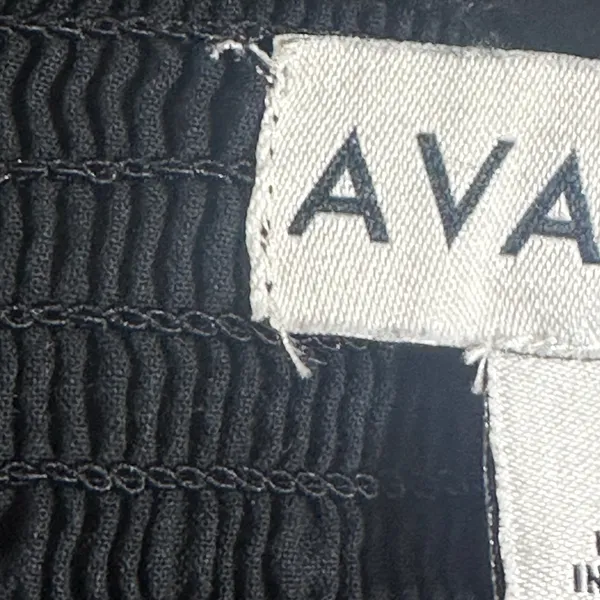 Ava & Viv Black Embroidered Cotton Tiered Maxi Dress Size 1X - Image 5