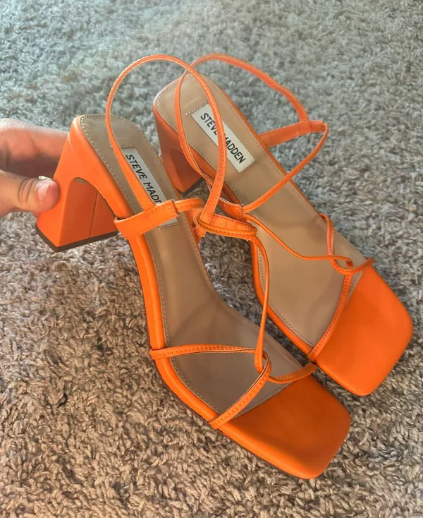 Steve Madden Orange Heels - Image 2