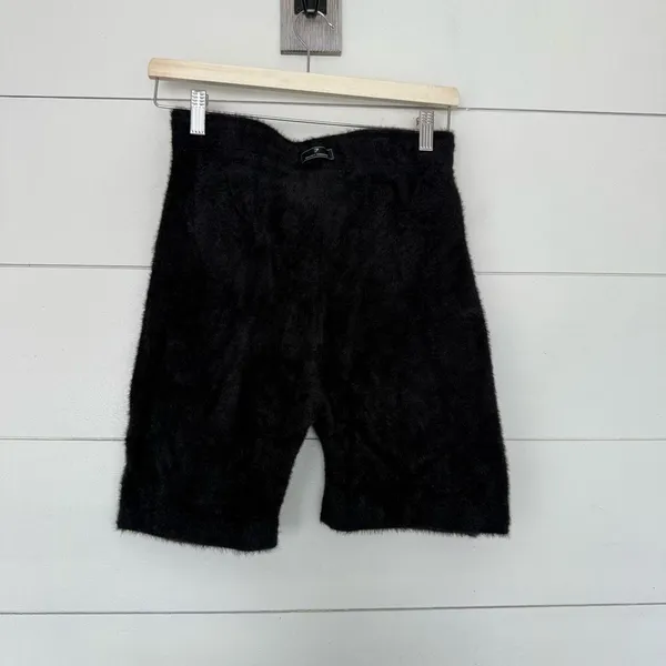 Gymshark x Whitney Simmons Women’s Medium Black Fuzzy Shorts - Image 3