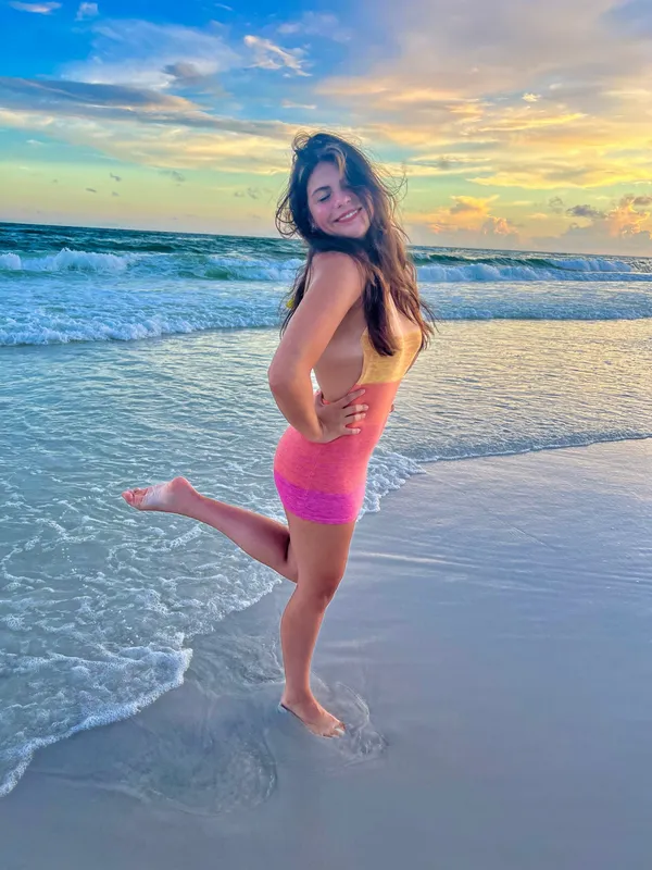 Ombré dress Multiple - Image 2