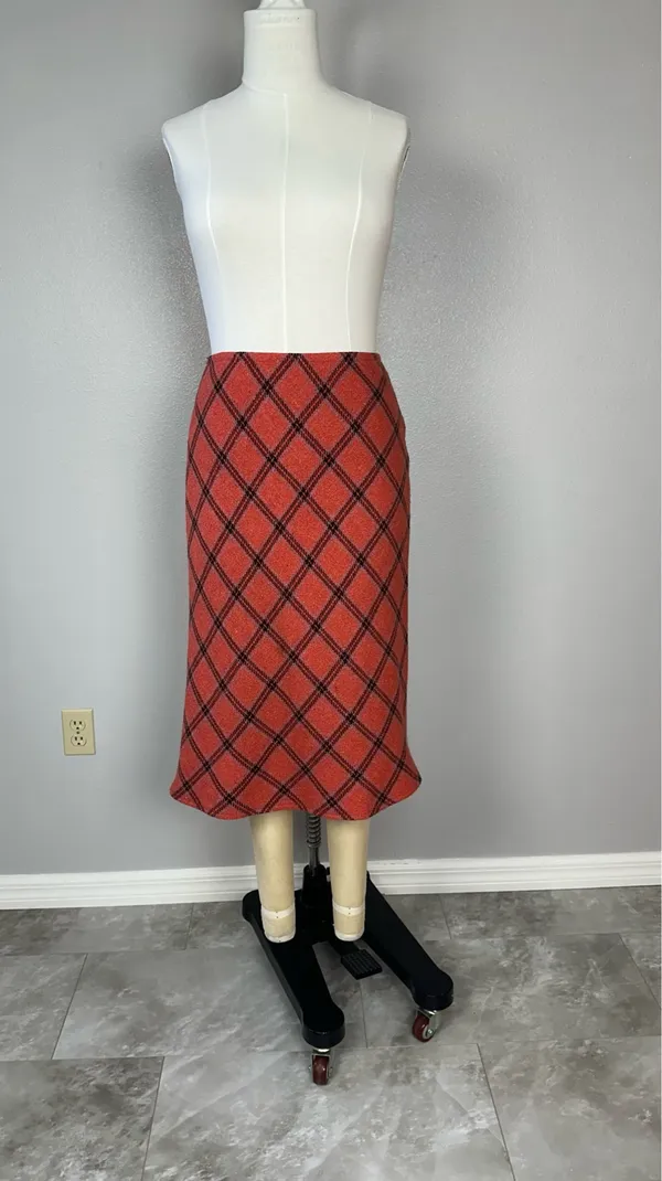 Neiman Marcus Womens Skirt Size 6 Wool Blend Vintage Midi - Image 5