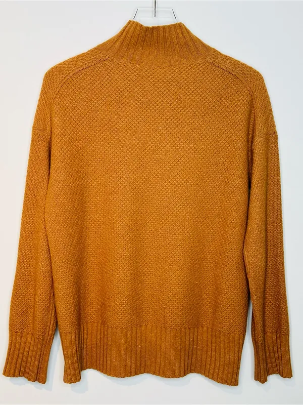 Everlane Oversized Cashmere Tan Brown Camel Sweater Top - Image 3