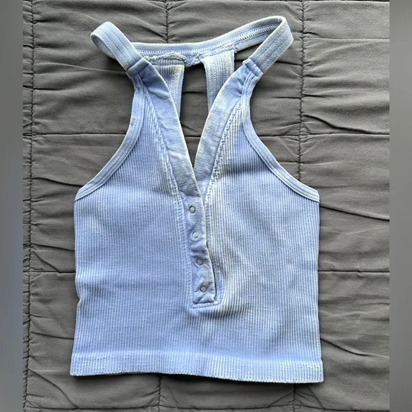 FP Movement Happiness Runs Henley Tank – Vintage Candied Lilac – XS/S - Image 6