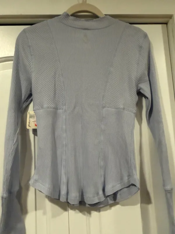 FP Movement by Free People Light blue Ribbed Long-Sleeve‎ Top med - Image 6