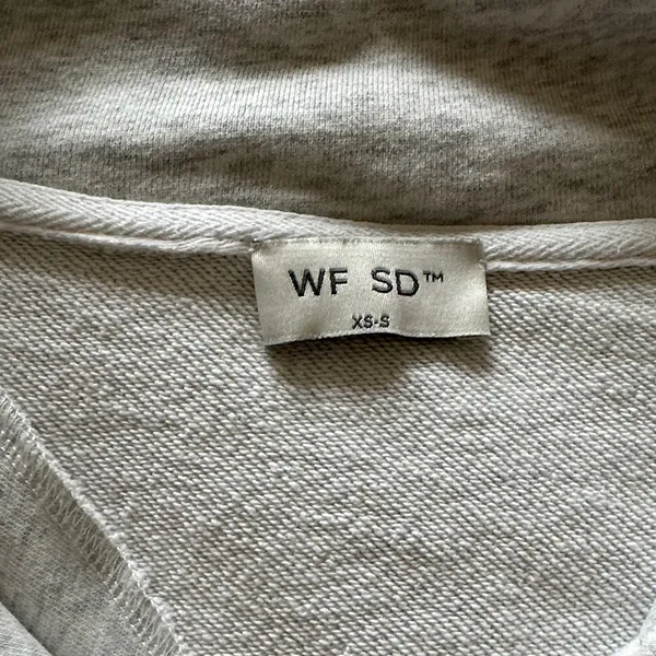 White Fox Boutique Light Gray Quarter-Zip Sweatshirt - Image 2