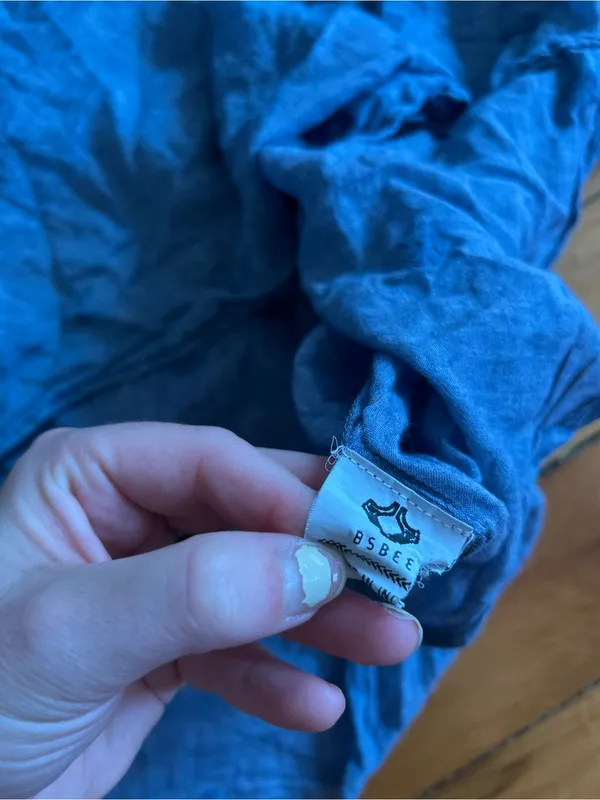 Bsbee Denim Blue Ollie Shirt Size small cotton - Image 7