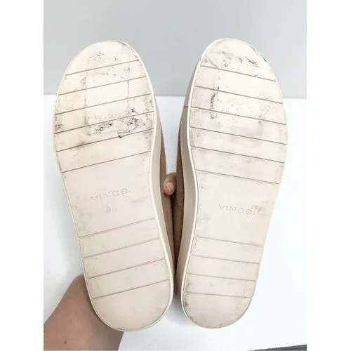 Vince Warren Wool‎ Texture Low Top Sneakers Camel Tan Platform Shoes Size 8.5US - Image 12