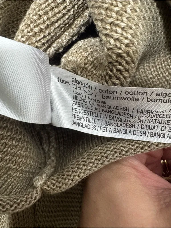ZARA Turtleneck Cropped Knit Sweater in Beige - Image 5