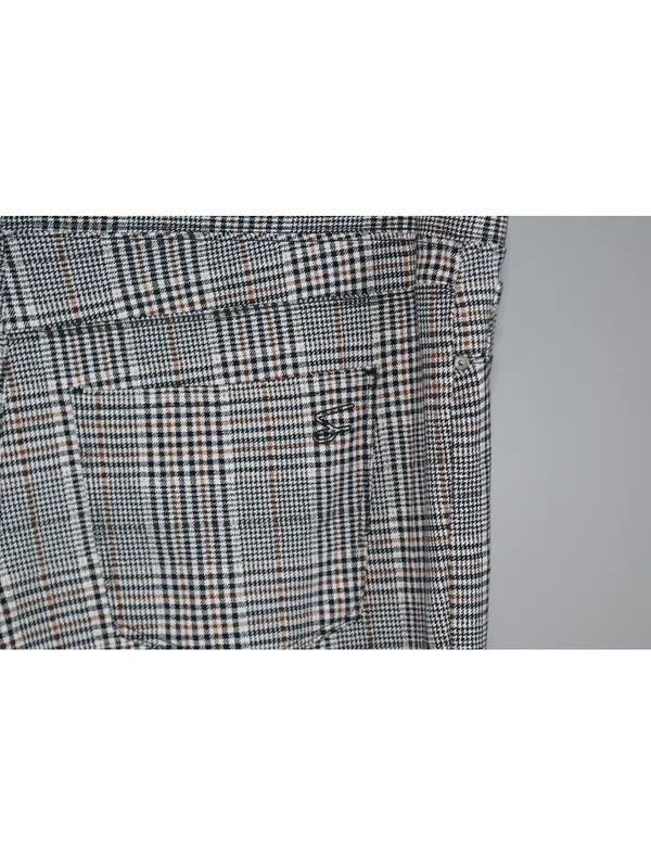 Seven7 Glen Plaid Pull On Ankle Pants Soft Stretch Slim Fit Plus Size XXL - Image 4