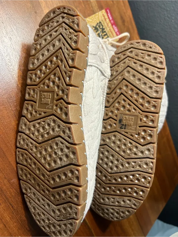 Muk Luks Taupe Quilted Knit Ankle Booties - Image 6