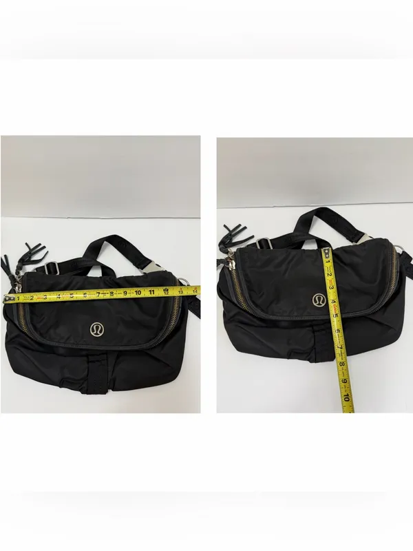 Lululemon Good Fortune Crossbody Shoulder Fanny Bag Black - Image 15