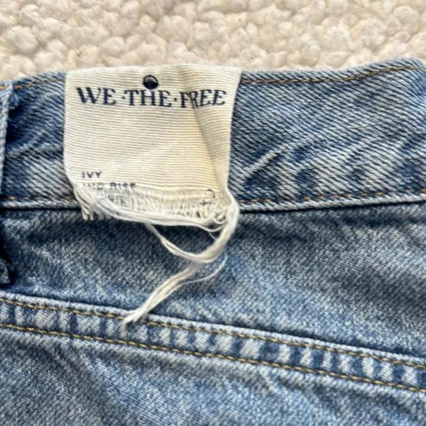 Free People We The Free Blue Ivy Mid Rise Shorts - Image 6