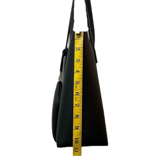 Women’s Black Tote Shoulder‎ Bag Handbag Purse - Image 11