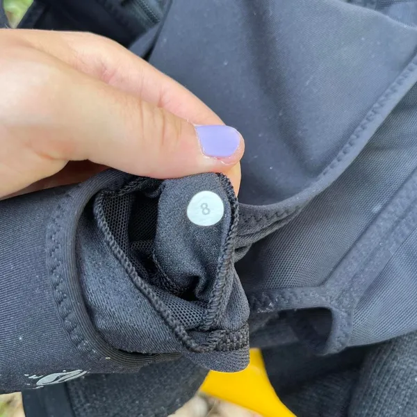 Black Lululemon Sports Bra - Image 3