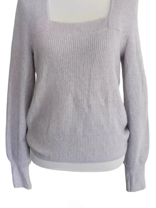 Madewell Melwood Square-Neck Pullover Sweater size Small - Image 4