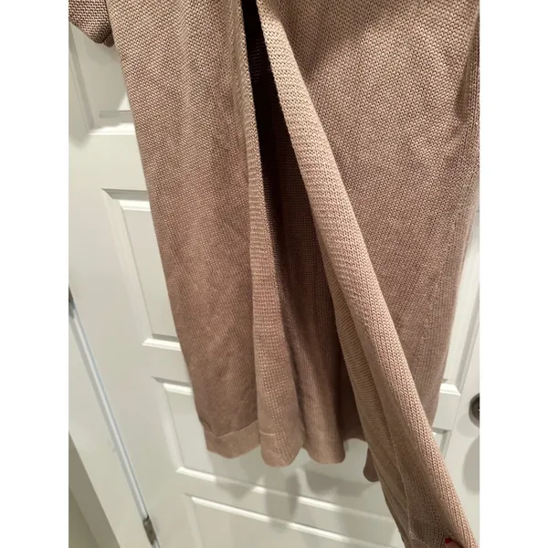 Chico's Indulgence Faux Fur Anya Cardigan‎ Sweater Tan NWT Size 2 Large - Image 7