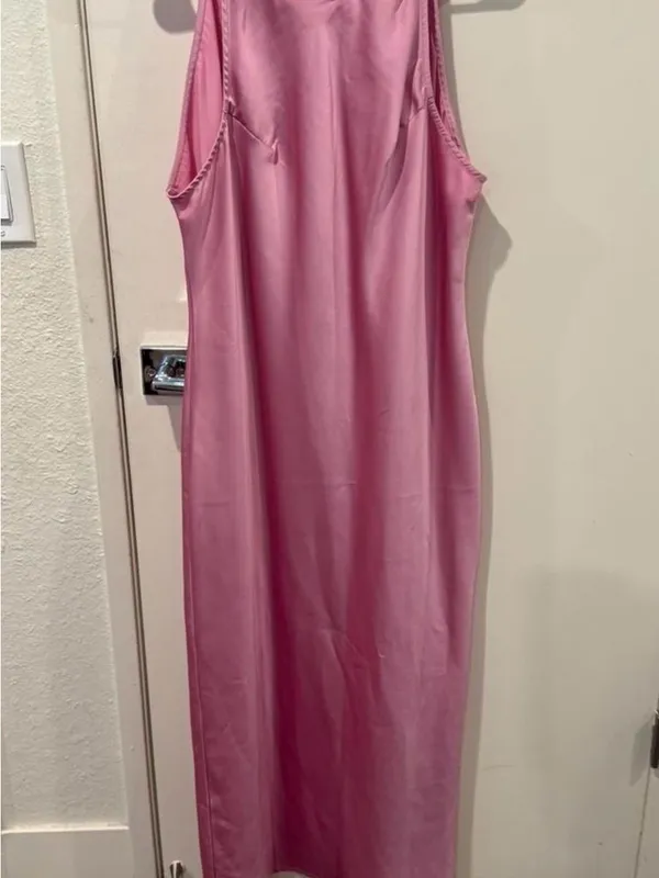 Sleeveless Pink Maxi Dress xxl - Image 2
