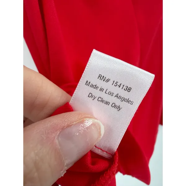 STAUD Cami‎ Tank Top Womens Small Red Adjustable Strap Minimalist Chic - Image 4