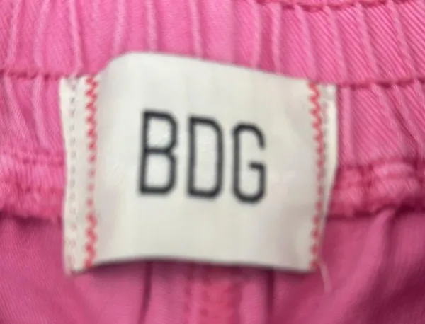 BDG pink pull on boxer shorts - Image 2