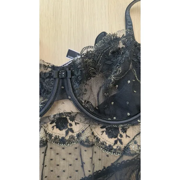 Victoria's Secret Dream Angels Wicked Embroidered Teddy, Size Large - Image 5