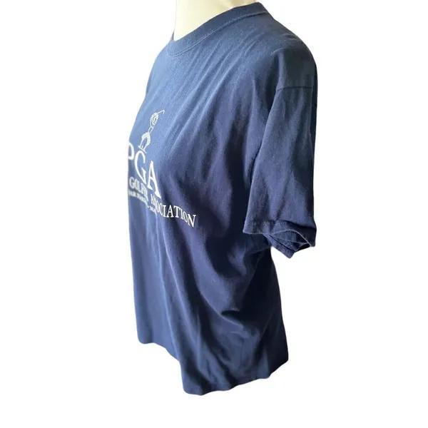 Fruit of the Loom PGA (Pathetic Golfers Association) Navy Blue Graphic T-Shirt Size L - Image 7