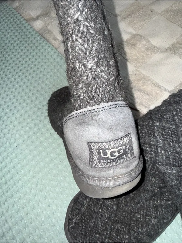 UGG Australia Lattice Cardy knit sweater boots size 8‎ - Image 3