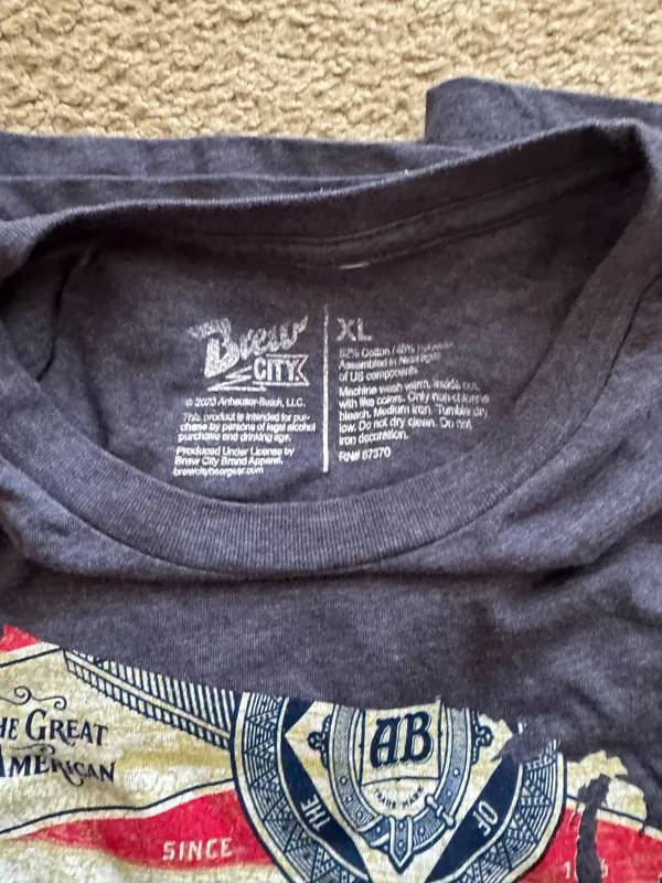 Brew City Budweiser T-Shirt - Image 3