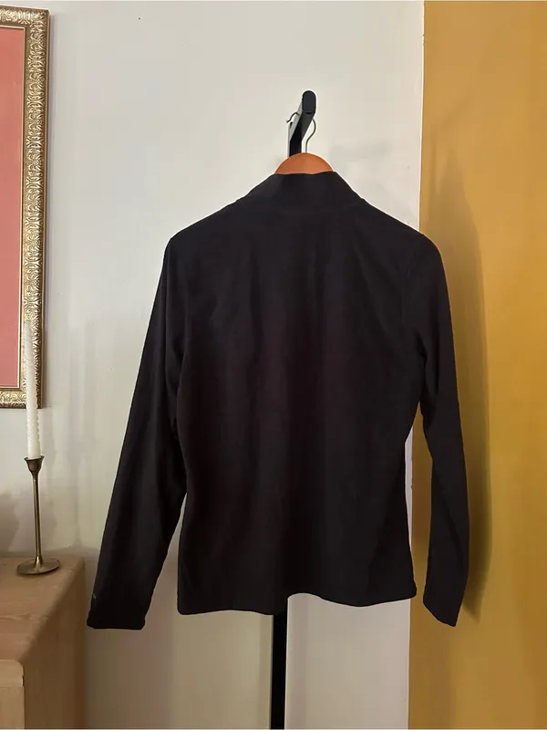 The North Face Women’s TKA 100 Quarter Zip Fleece Long‎ Sleeve Top Black Large - Image 4