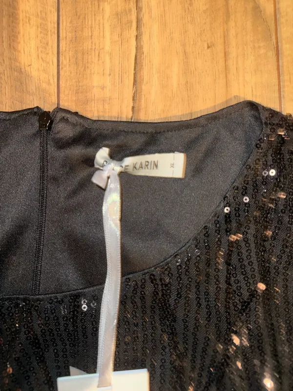 Black sequin Grace Karin Dress - Image 3
