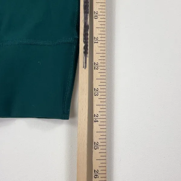 Vuori Daily Pocket Leggings Women's Small Tidal Teal High Rise Pockets VW490 - Image 5