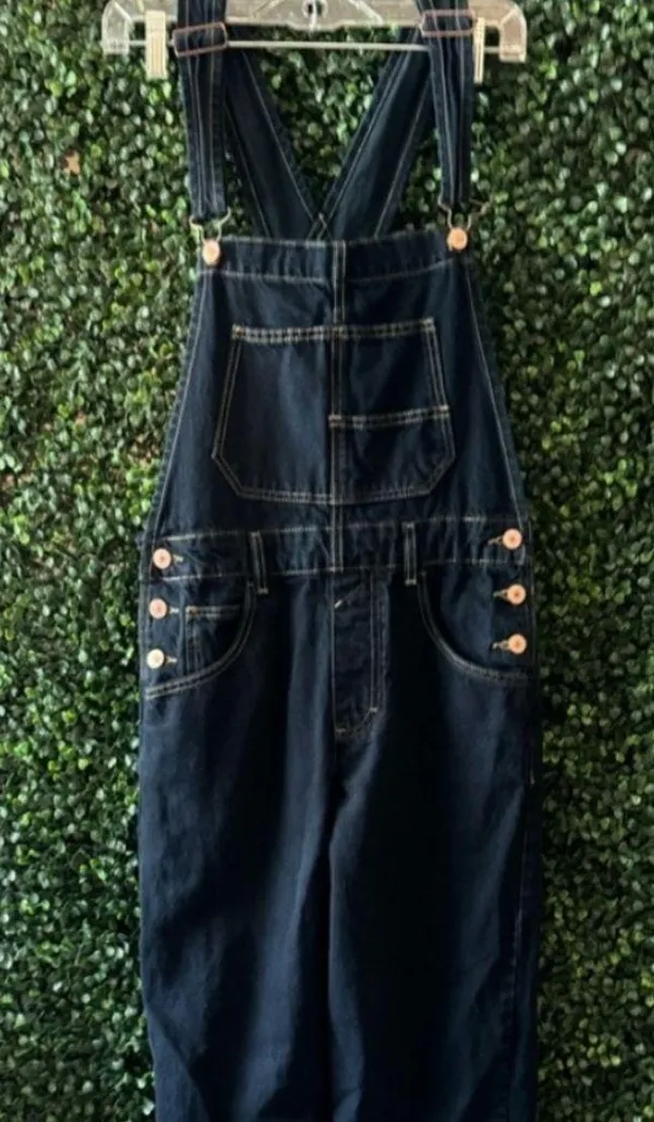 Free People WE THE FREE ZIGGY DENIM OVERALLS - Image 5