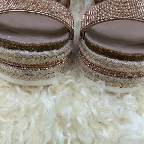 Madden girl rhinestone platform espadrille sandals - Image 6