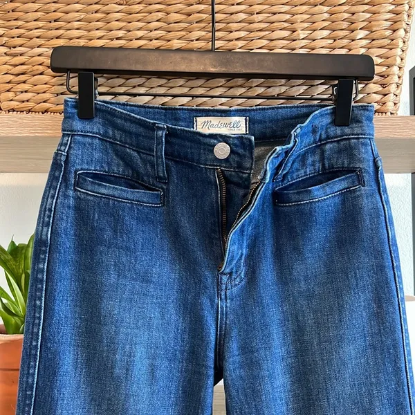 Madewell Mid-Rise Flea Market Flare Jeans, 24 - Image 9