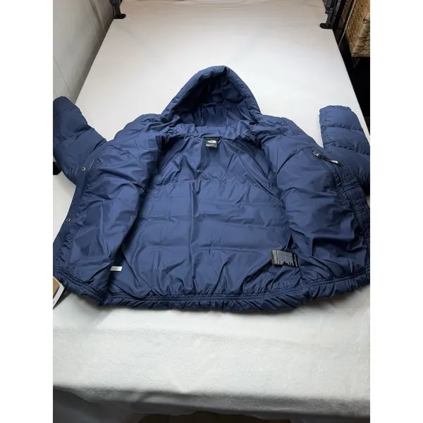 The North Face Women's Baltic Down Puffer Hoodie Jacket Navy NWT Small $270 ORG - Image 7