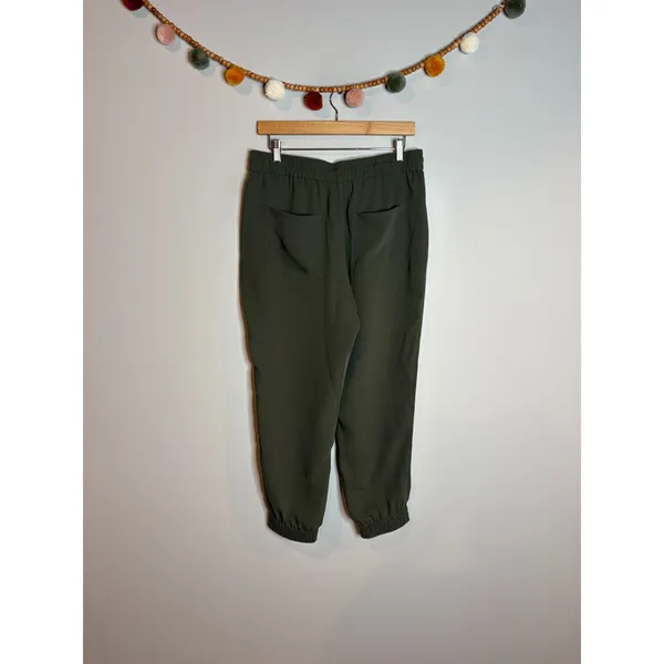 Ann Taylor forest green pull on jogger pants - Image 2
