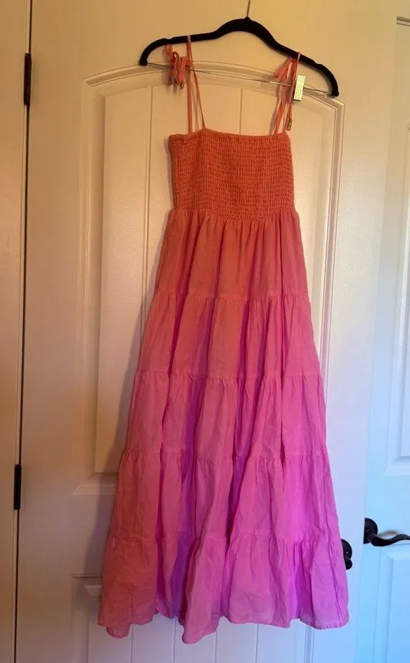 Princess Polly Pink Tiered Midi Sundress - Image 5