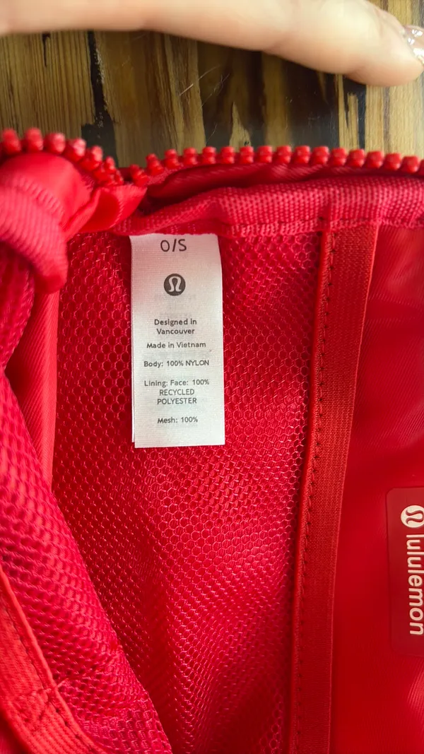 Red Lululemon Belt Bag - Image 4