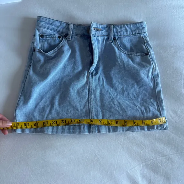 Forever 21 Mini Denim Skirt small  - Image 8